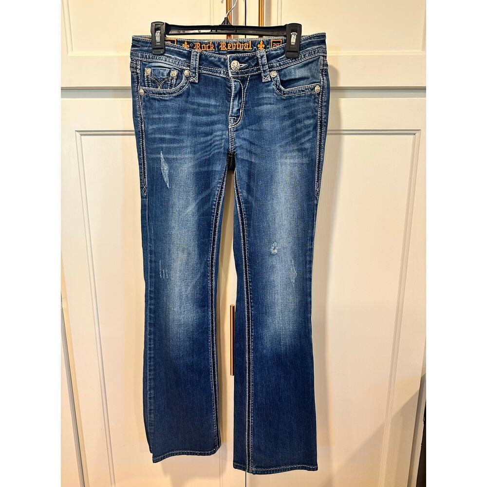 Rock Revival Women’s Jean Lucille boot rhinestone western size 29 rodeo